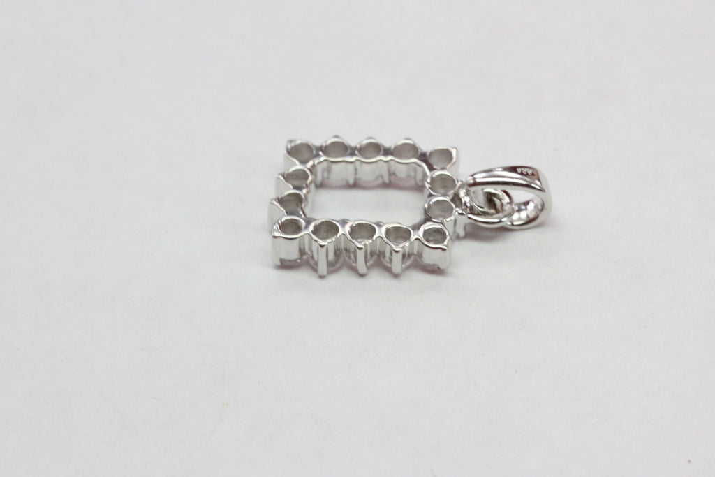 Edler 1,5 Carat Rosenquarz Anhänger 925 Silber  rosa Edelstein