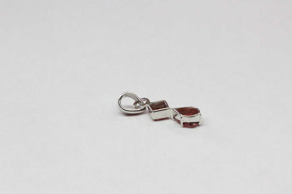 Edler 1,2 Carat blutroter Granat Anhänger 925 Silber  ein Traum