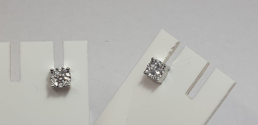 Edle Ohrstecker mit Zirkonia 925 Silber Unisex..ein Traum aus Silber und Zirkonia