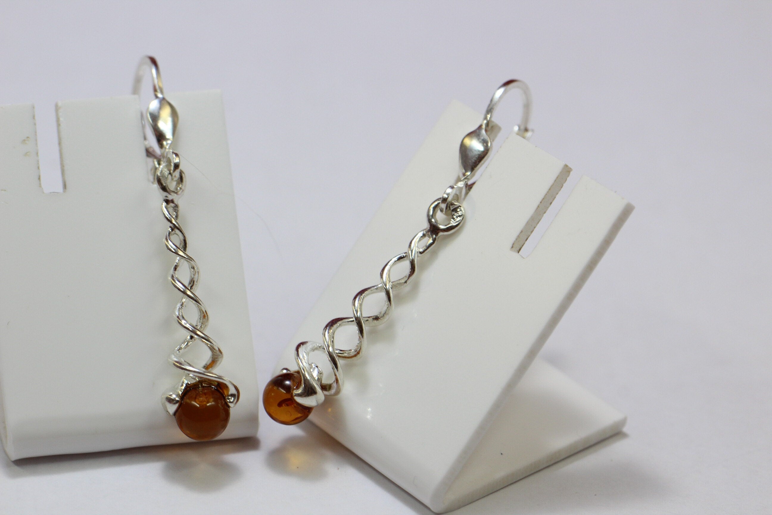 Edle Bernstein Ohrhanger 925 Silber edler Bernstein aus Litauen Top Schmuck
