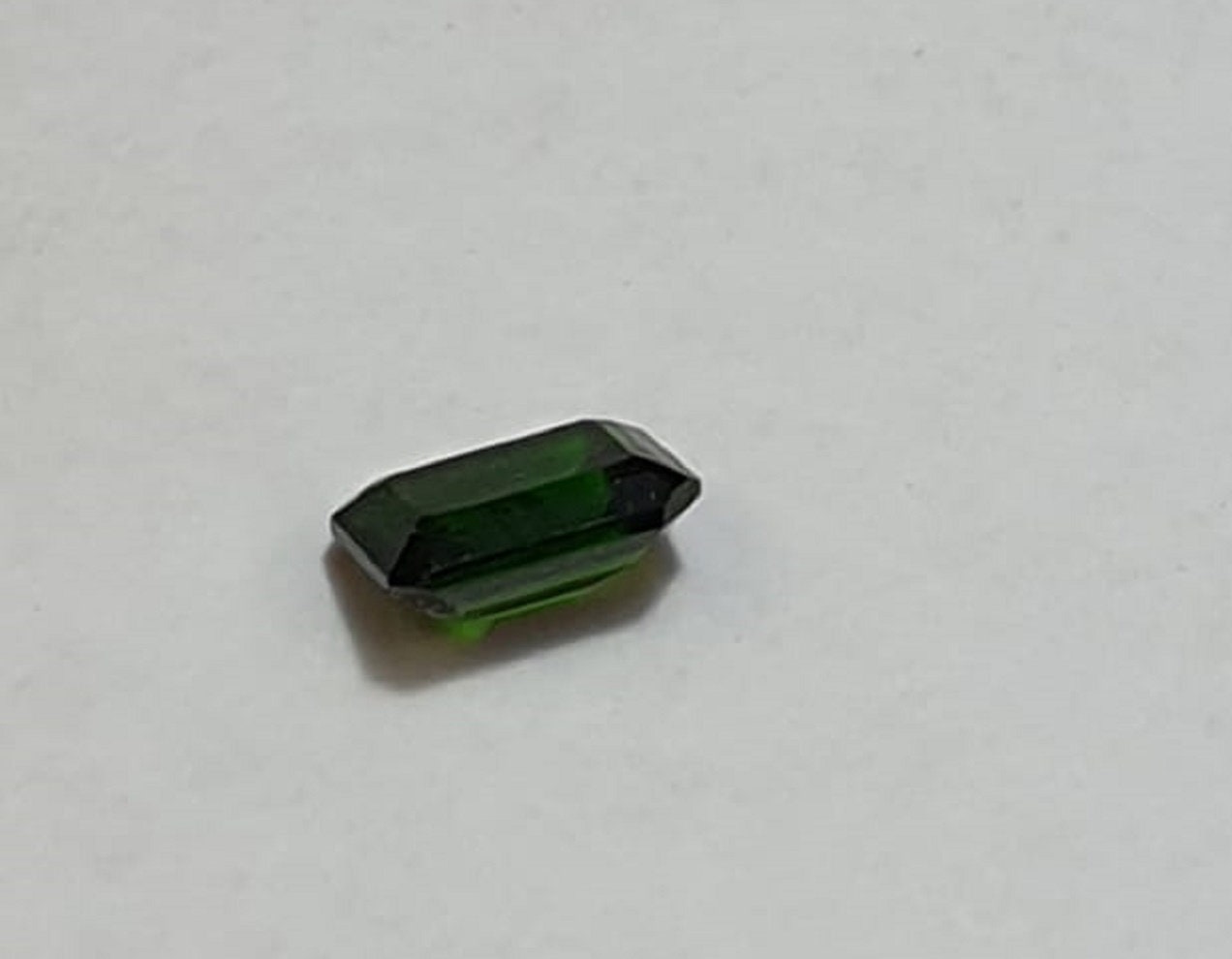0,43 Carat Chromdiopsid Octagon AAA Qualitat aus Russland Top