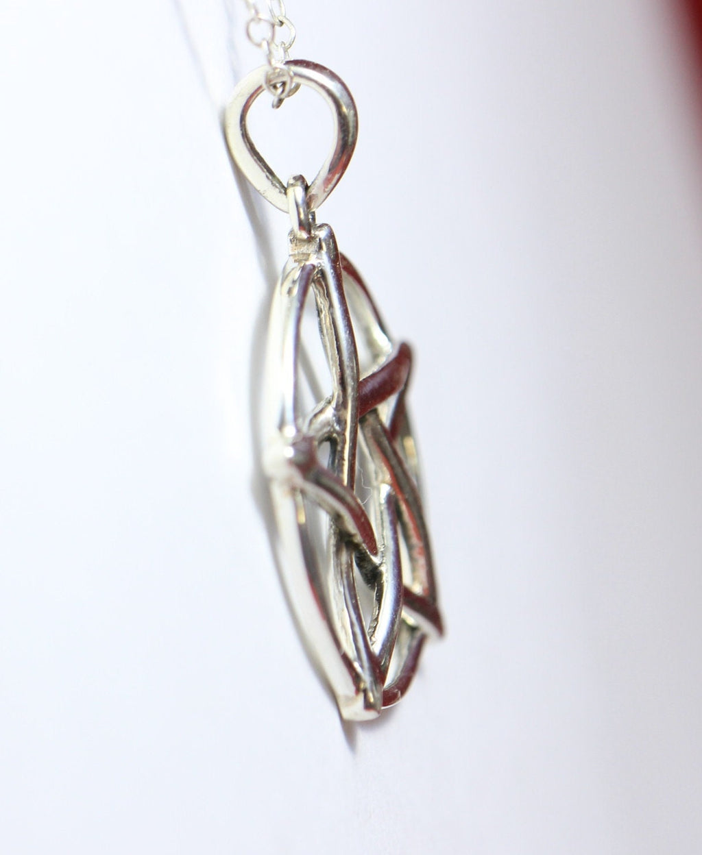 Anhanger Davidstern 925 Silber ca 2,5 cm Durchmesser Talisman Collier Kette