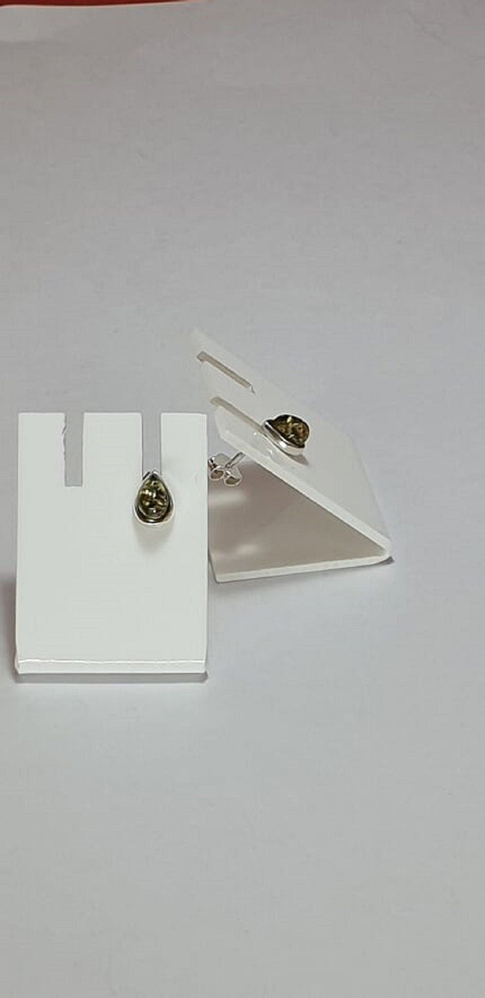 Edler Bernstein Ohrstecker Unisex 925 Silber Ohrschmuck Bernsten aus Litauen