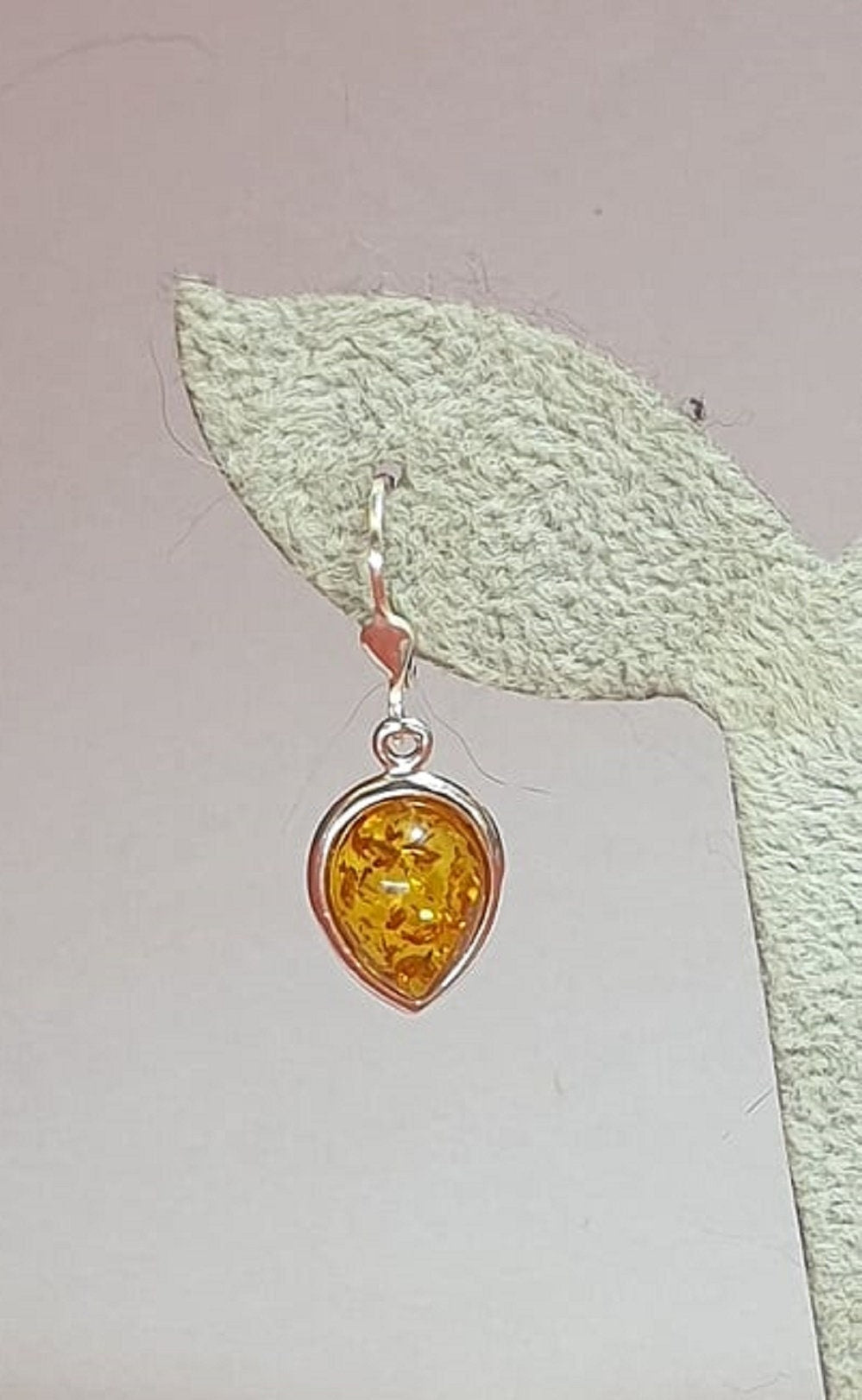 Edle Bernstein Ohrhanger 925 Silber Bernstein aus Letland Ohrschmuck Brisur