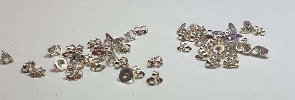 1 x Flagel, Ohrmutter, ohrflagel, Ersatzteil, far Ohrstecker , 7 mm, Silber 925