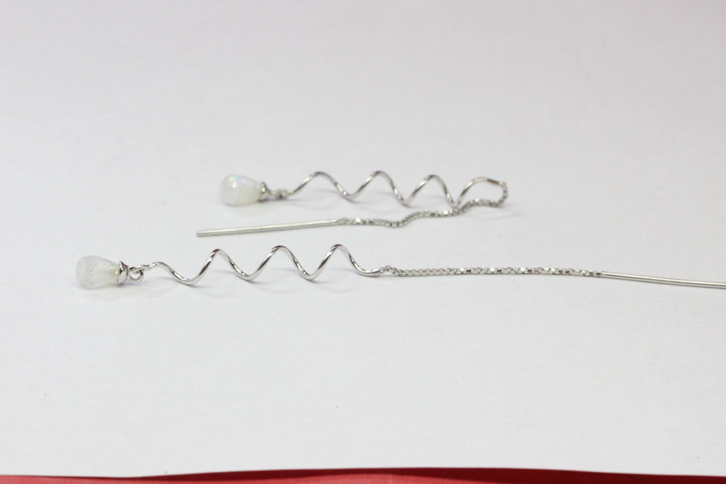 Edler 3,0 Monadlichtopas Ohrhanger 925 Silber Ohrring Ohrschmuck Topasschmuck