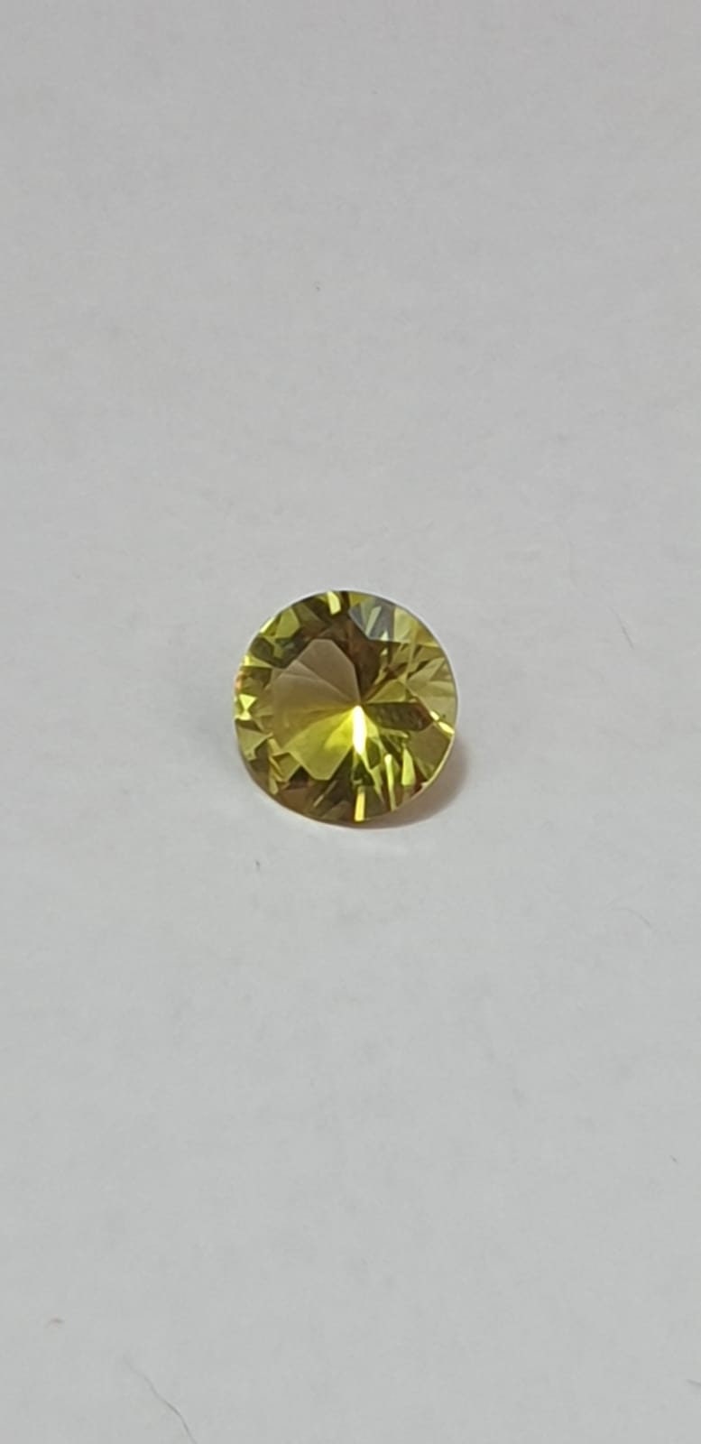 1,0  Carat Limonen Quarz AAA Qualitat Lemon Quarz 10 mm Diamant Schliff