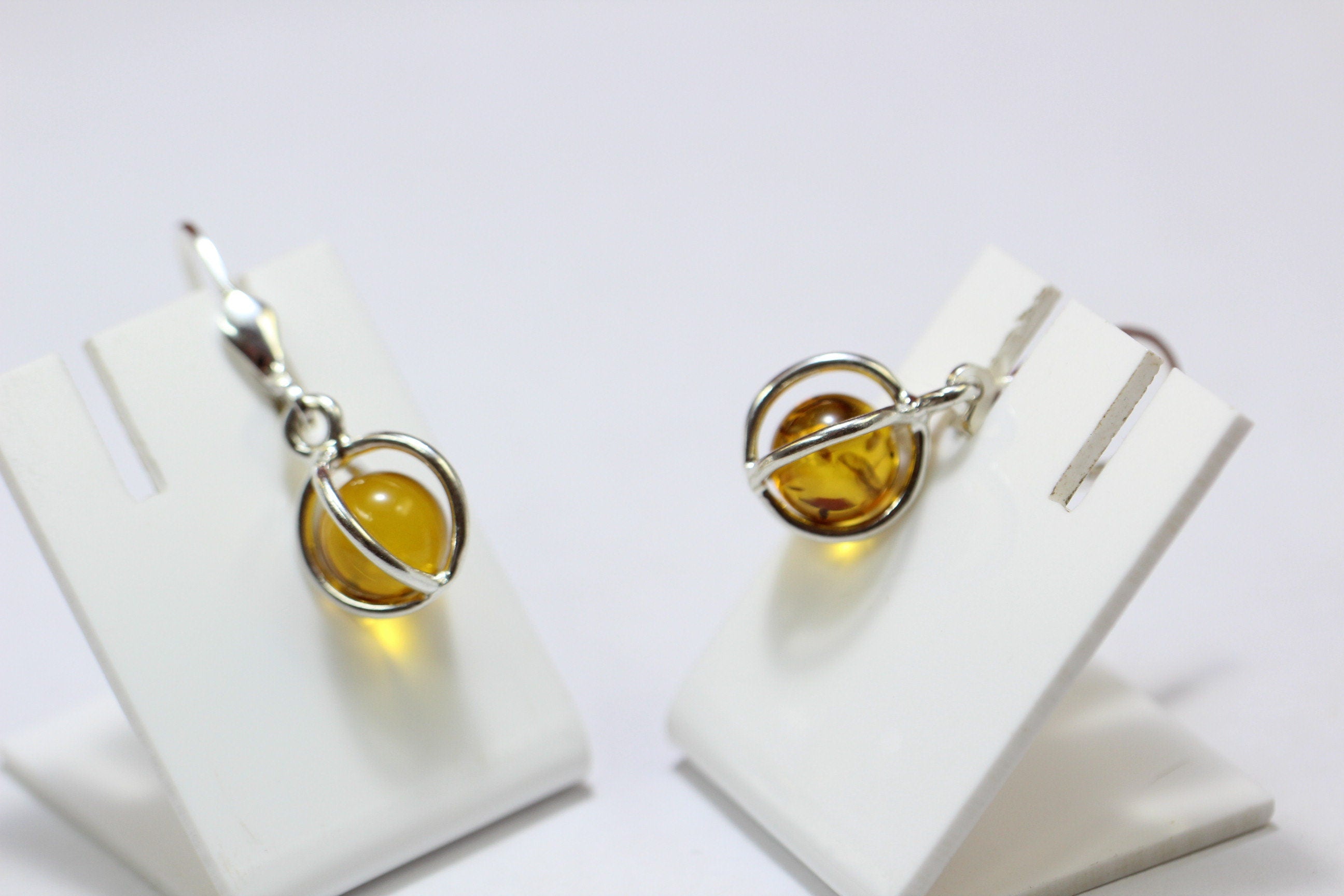 Edle Bernstein Ohrhanger 925 Silber edler Bernstein aus Litauen Top Schmuck