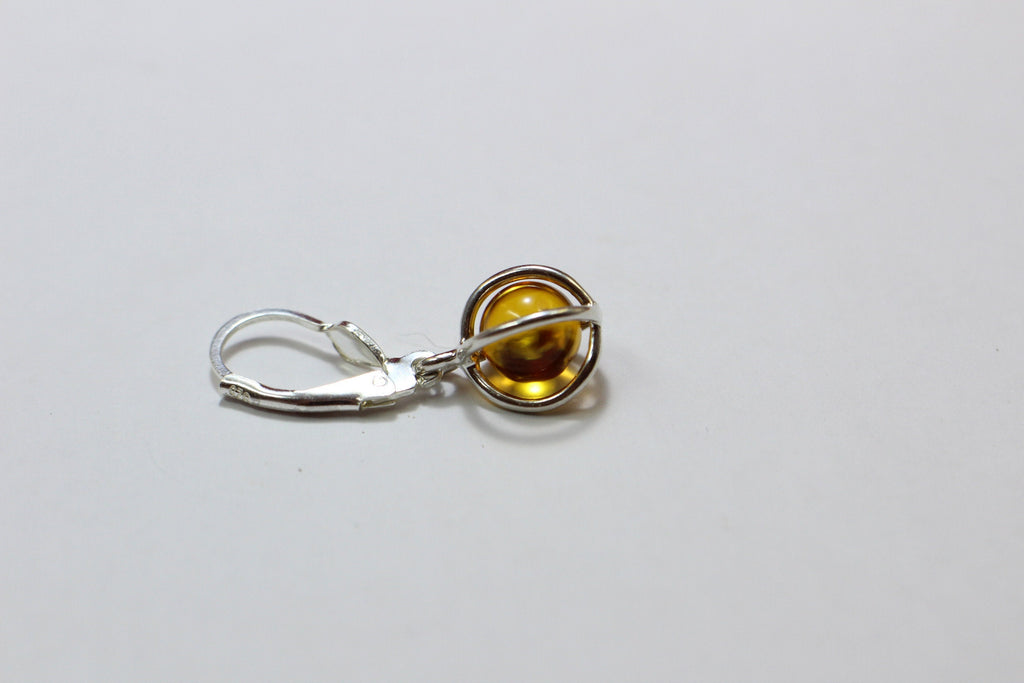 Edle Bernstein Ohrhanger 925 Silber edler Bernstein aus Litauen Top Schmuck