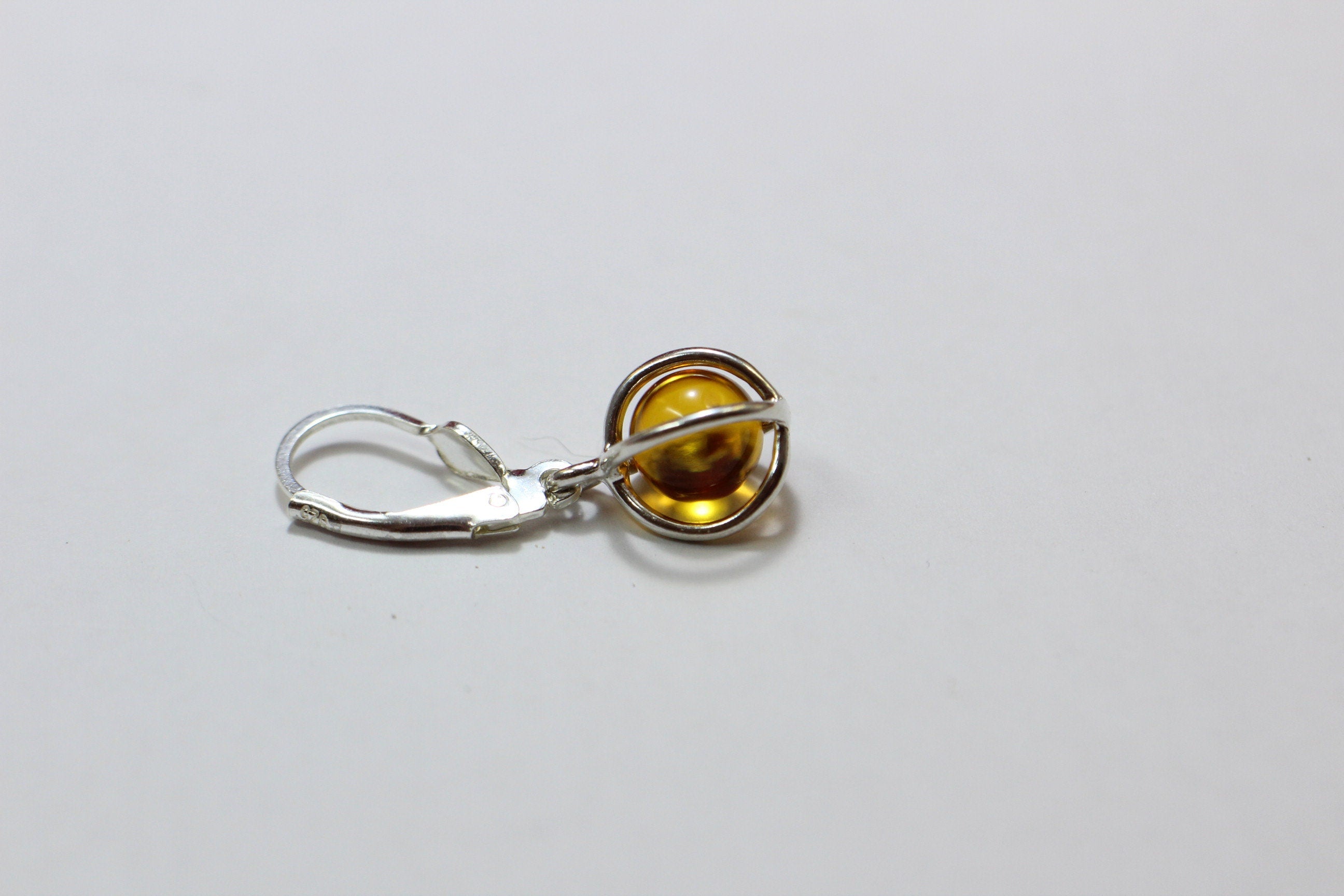 Edle Bernstein Ohrhanger 925 Silber edler Bernstein aus Litauen Top Schmuck