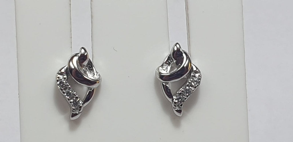 Edle Zirkonia Ohrstecker 925 Sterling Silber American Diamant Ohrschmuck Top