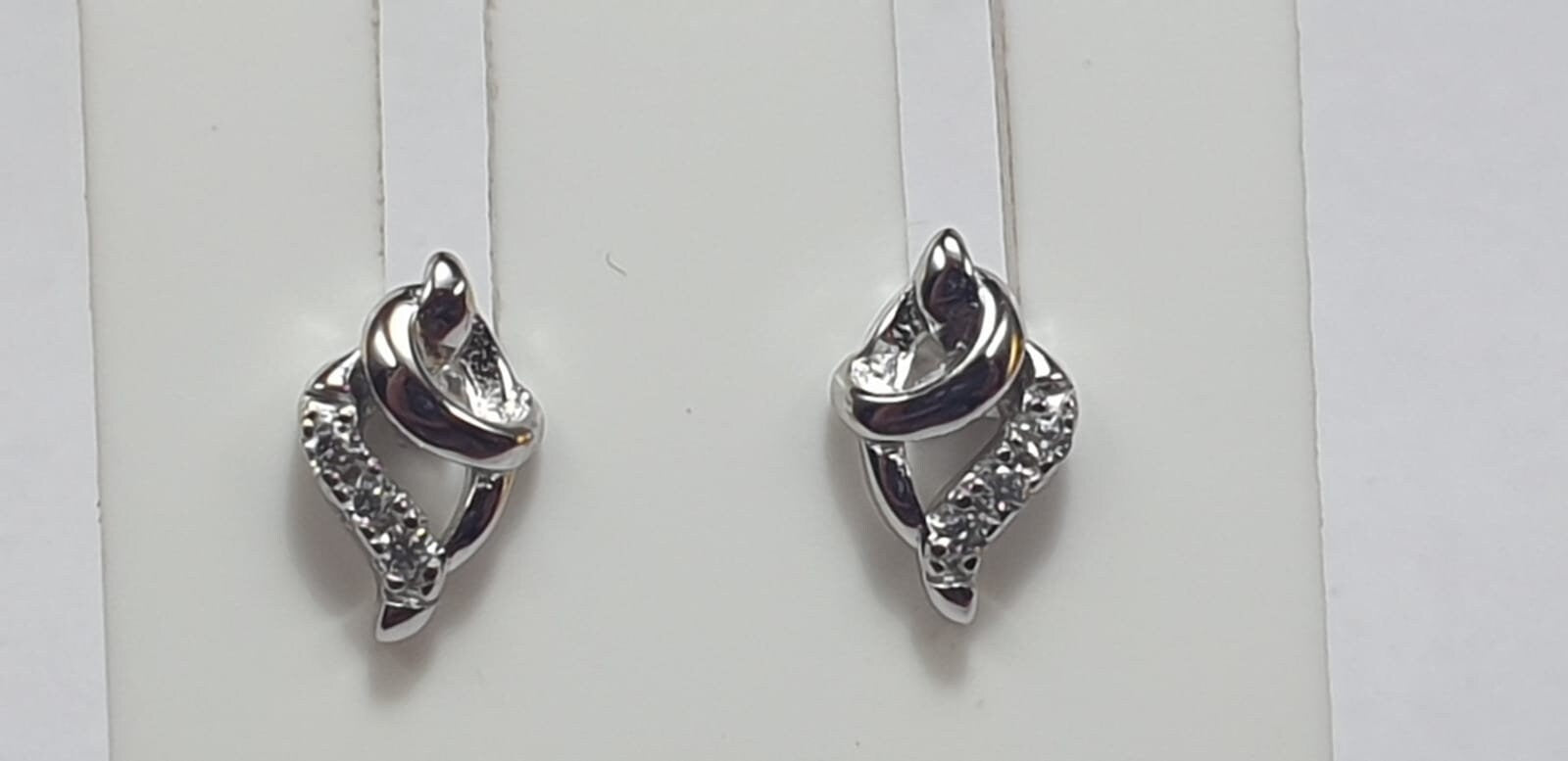 Edle Zirkonia Ohrstecker 925 Sterling Silber American Diamant Ohrschmuck Top
