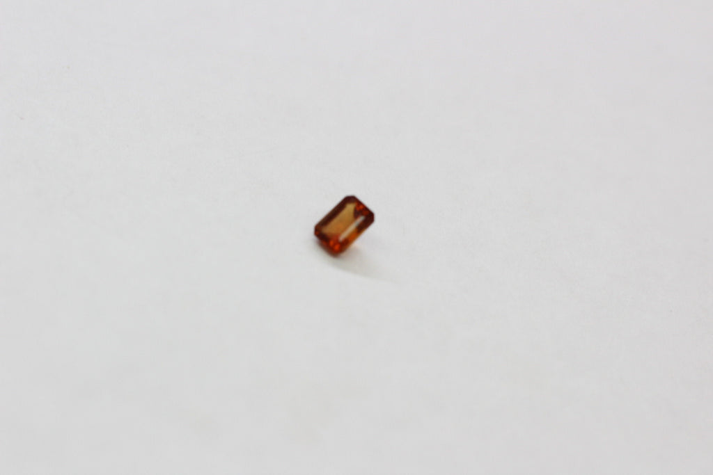 1,17 Carat orange Hessonit Granat Edelsteinn Oktagonschliff Sammlerstein VS Qualitat