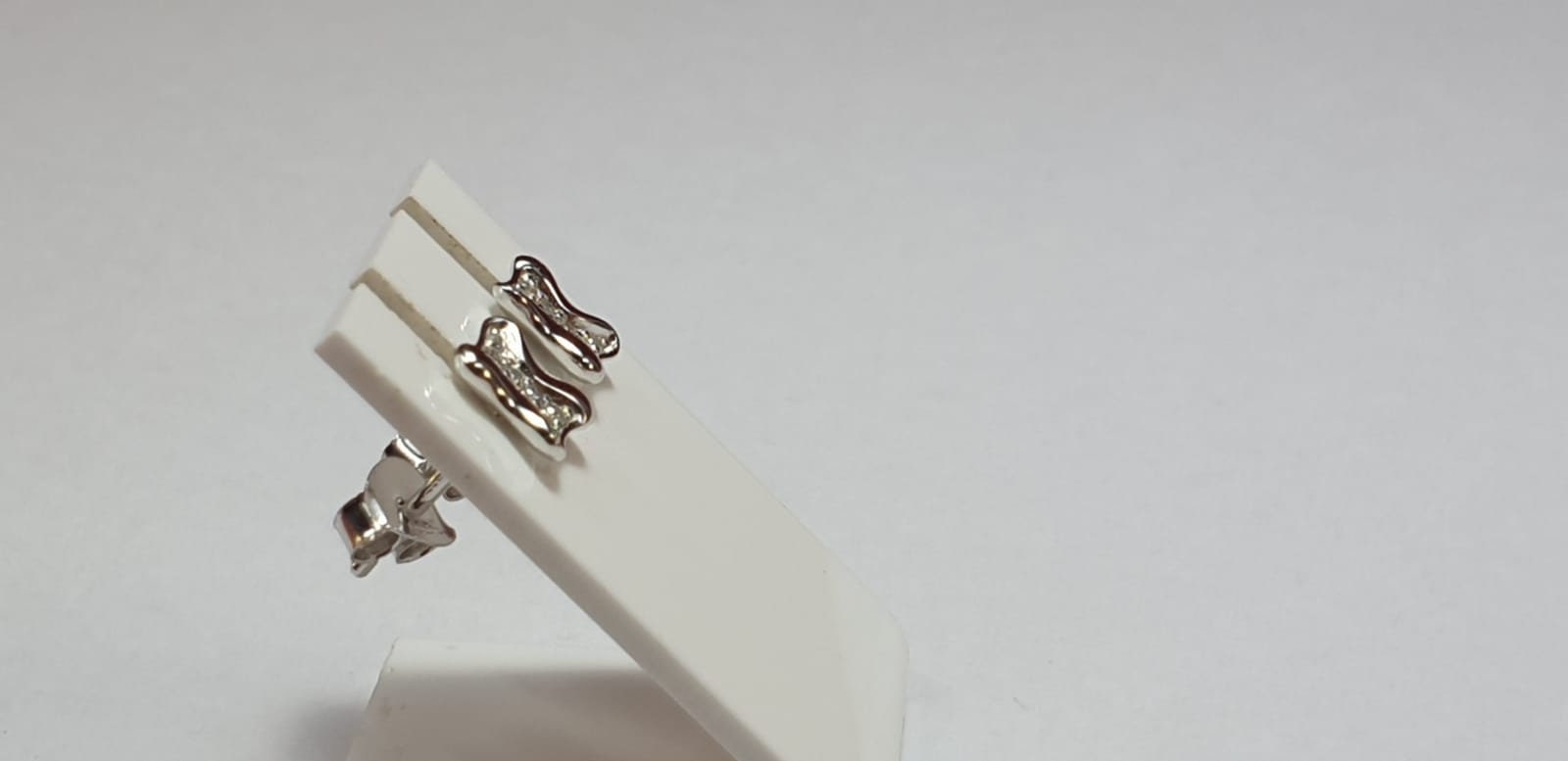 Edle Zirkonia Ohrstecker 925 Silber Unisex American Diamant Ohrstecker