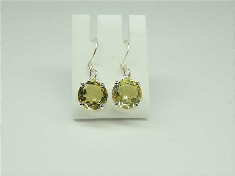 Edle 5,0 Carat Limonen Quarz Ohrhanger 925 Silber Lemonquarz Quarz Ohrstecker