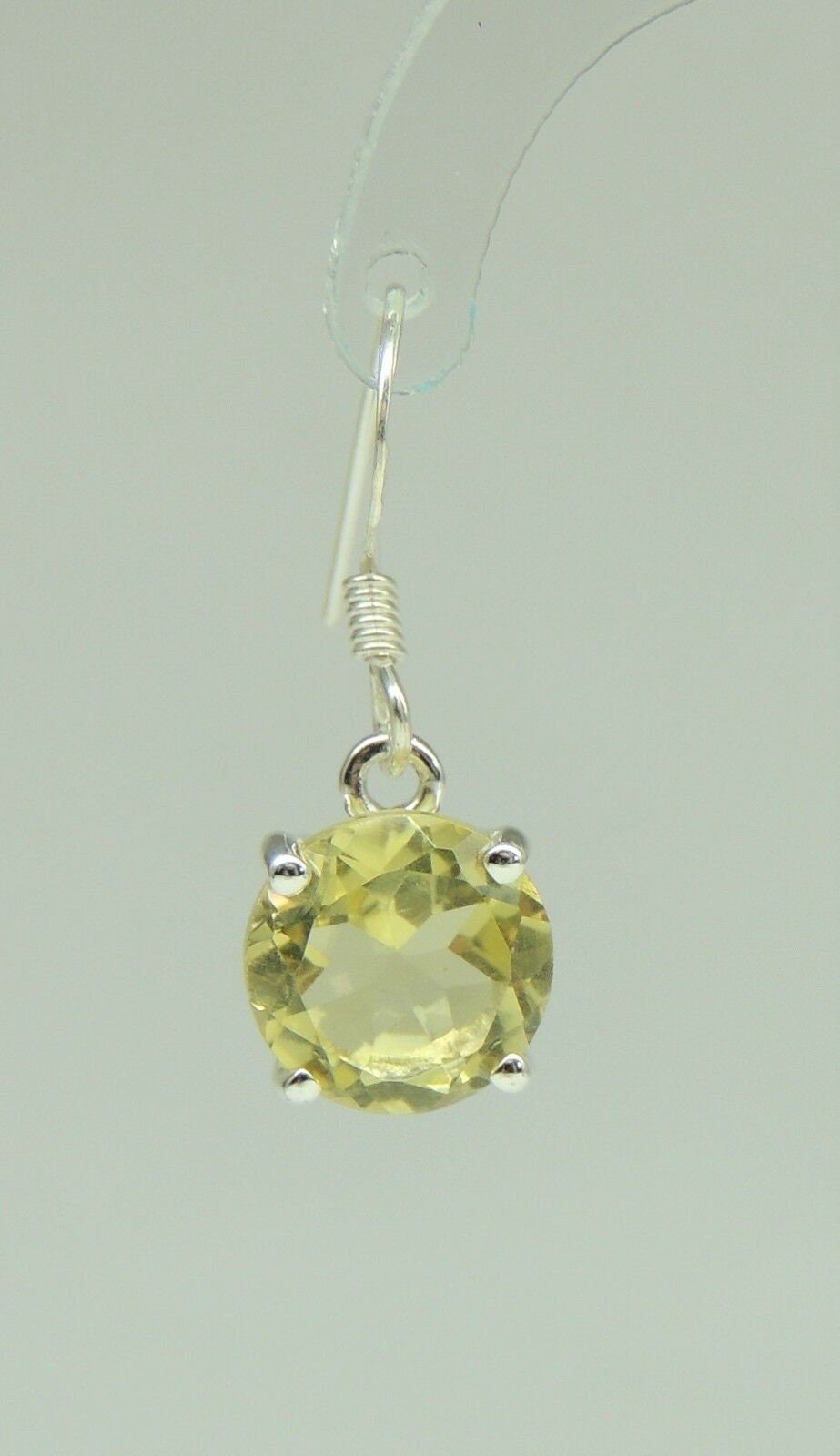 Edle 5,0 Carat Limonen Quarz Ohrhanger 925 Silber Lemonquarz Quarz Ohrstecker