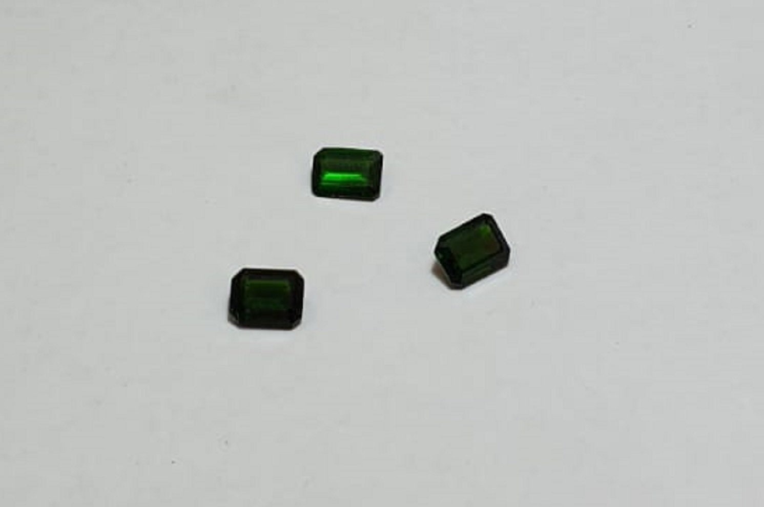 0,93 Carat Chrom Diopsid aus Russland AAA Qualitat Octagon Schliff Top Qualitat