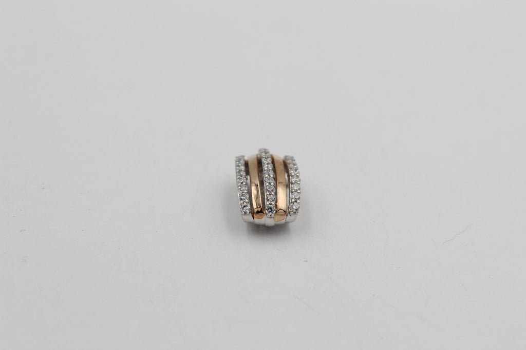 Anhänger 925 Sterling Silber rhodiniert rotgold vergoldet Zirkonia Sonderposten