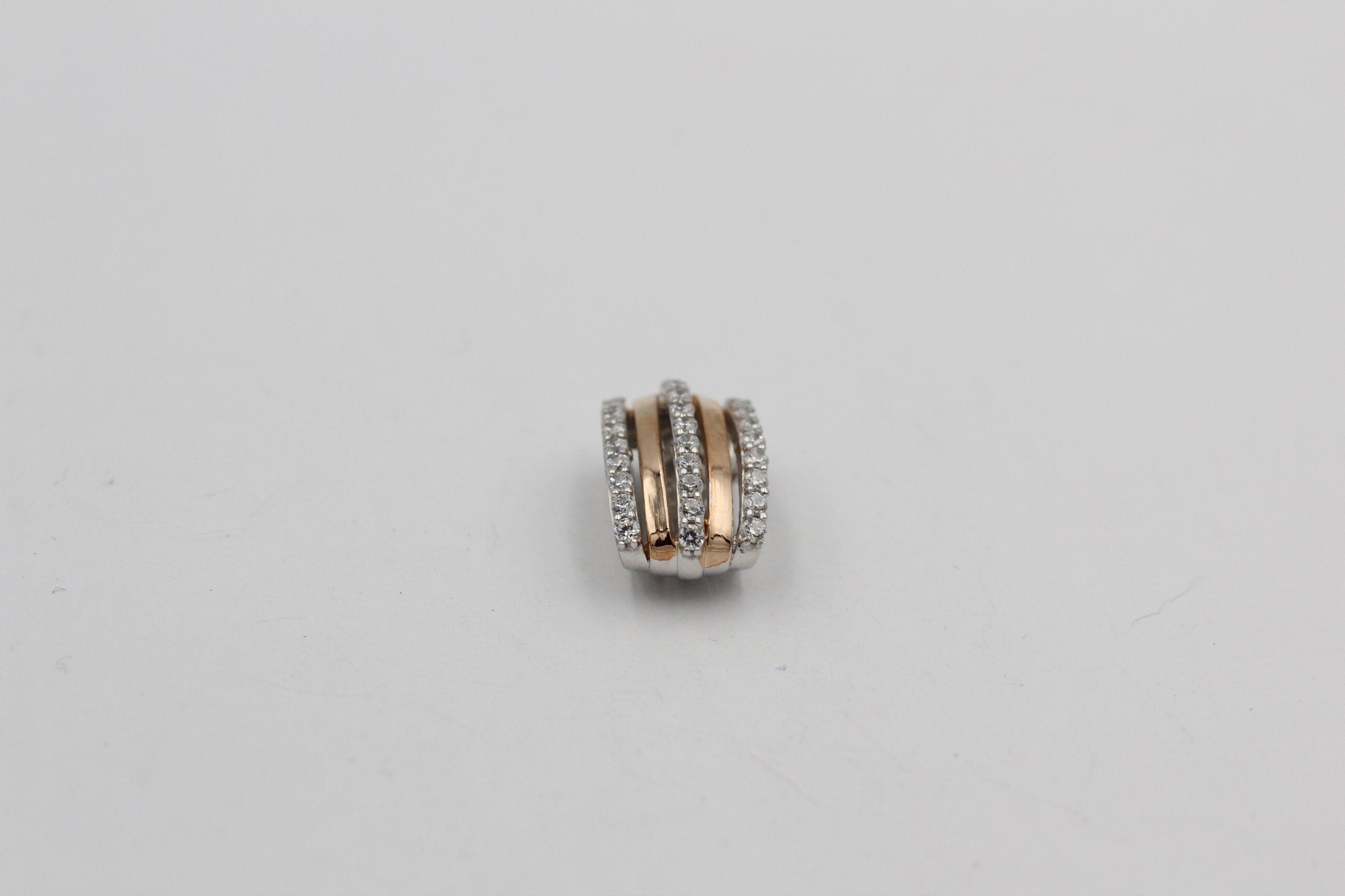 Anhänger 925 Sterling Silber rhodiniert rotgold vergoldet Zirkonia Sonderposten
