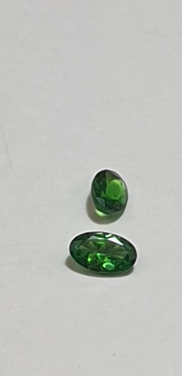 0,23 Carat Tsavorit Granat 2 Edelsteine Unbehandelt Tansania Afrika VS Qualitat
