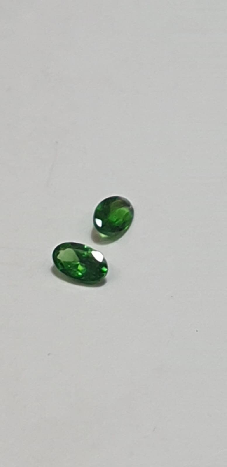 0,23 Carat Tsavorit Granat 2 Edelsteine Unbehandelt Tansania Afrika VS Qualitat