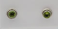 Edler 1,5  Carat Peridot Ohrstecker 925 Silber Olivin Ohrschmuck Edelstein