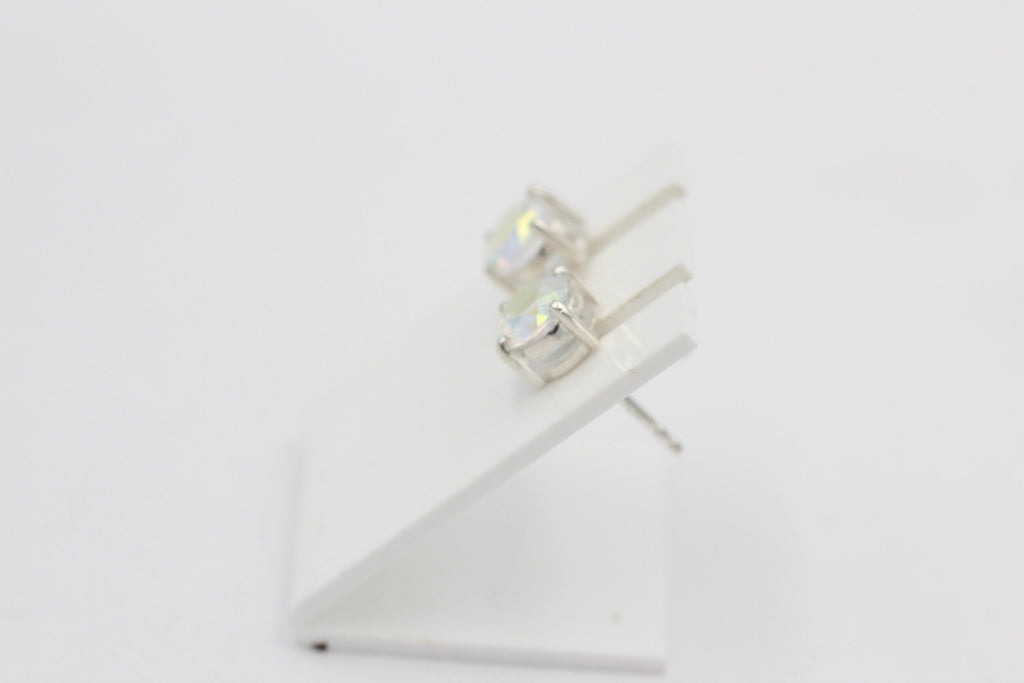 1,85 Carat Mystic Topas Ohrstecker 925 Silber Merlinite Mystic Ohrschmuck