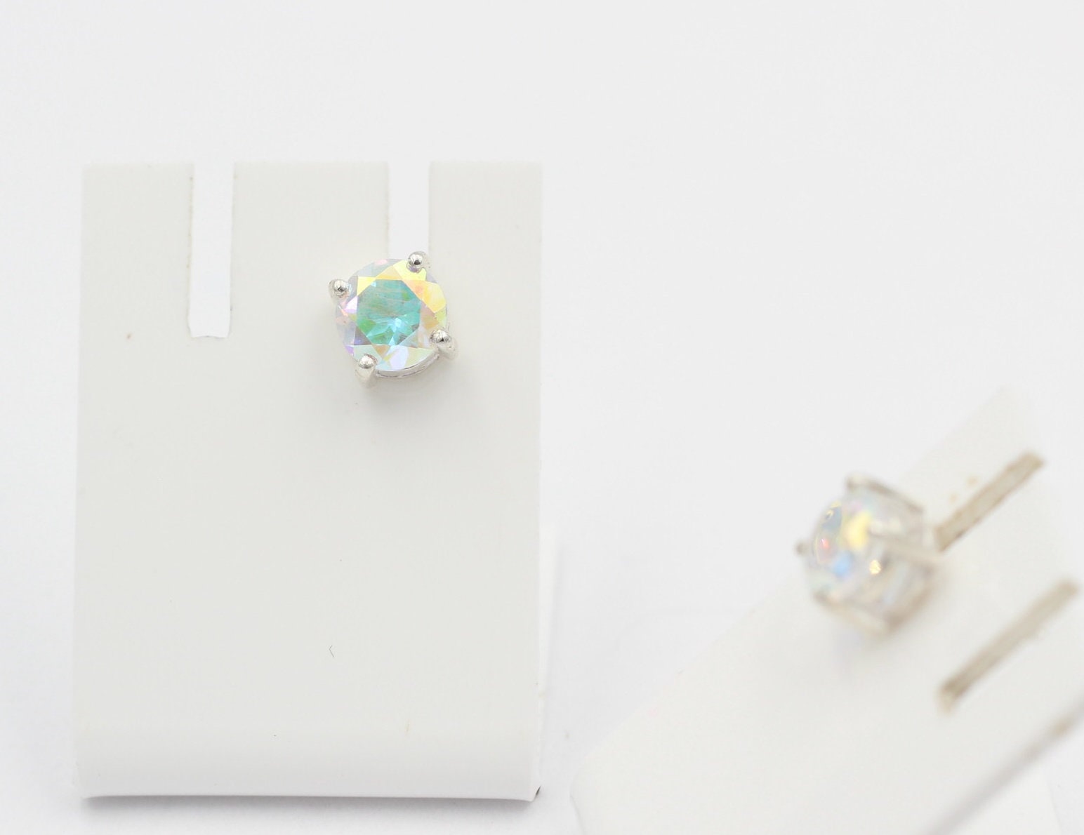 1,85 Carat Mystic Topas Ohrstecker 925 Silber Merlinite Mystic Ohrschmuck