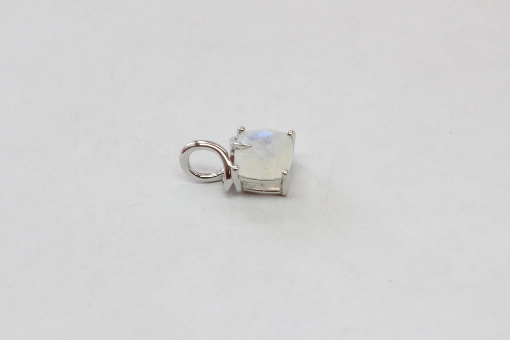 Edler 1,40 Carat Mondlichttopas Anhanger 925 Silber Checker Schliff top Edelstein