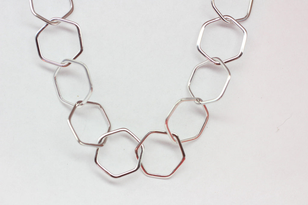 Design Silber Colllier ca 43 cm Designschmuck Top Kette Silbercollier