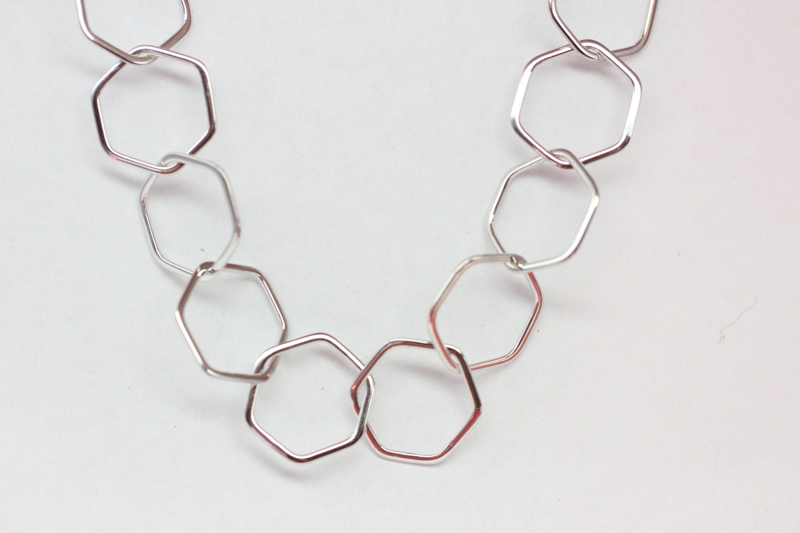 Design Silber Colllier ca 43 cm Designschmuck Top Kette Silbercollier