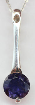 Edler 2,2 Carat lolith Anhanger 925 Silber Wassersaphir Luchssaphir