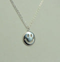 Anhanger Collier lachelndes Gesicht 925 Silber Kette Top