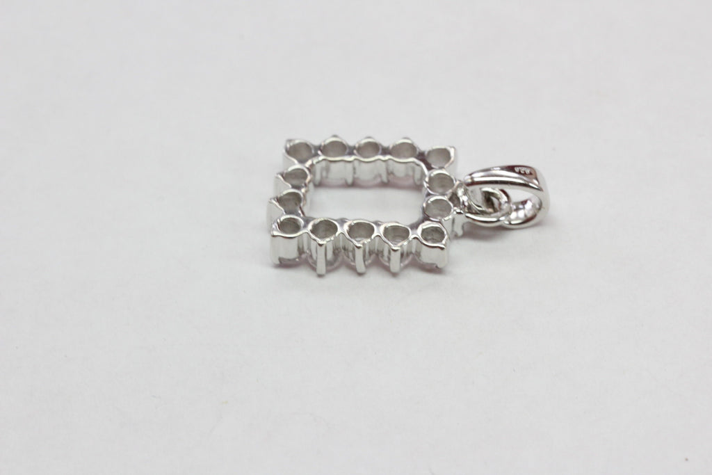 Edler 1,5 Carat Rosenquarz Anhänger 925 Silber  rosa Edelstein