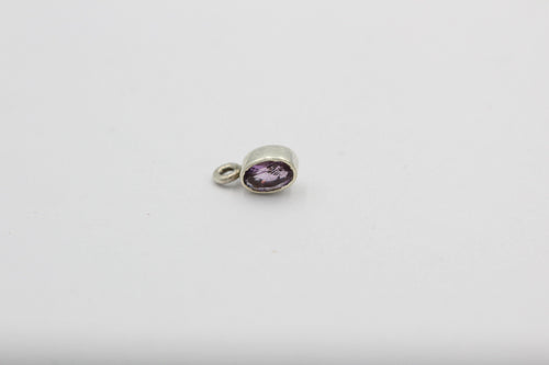 0,27 Carat Amethyst 5  mm Anhänger zum Bastel Armband Ohrsthänger Anhänger Rund