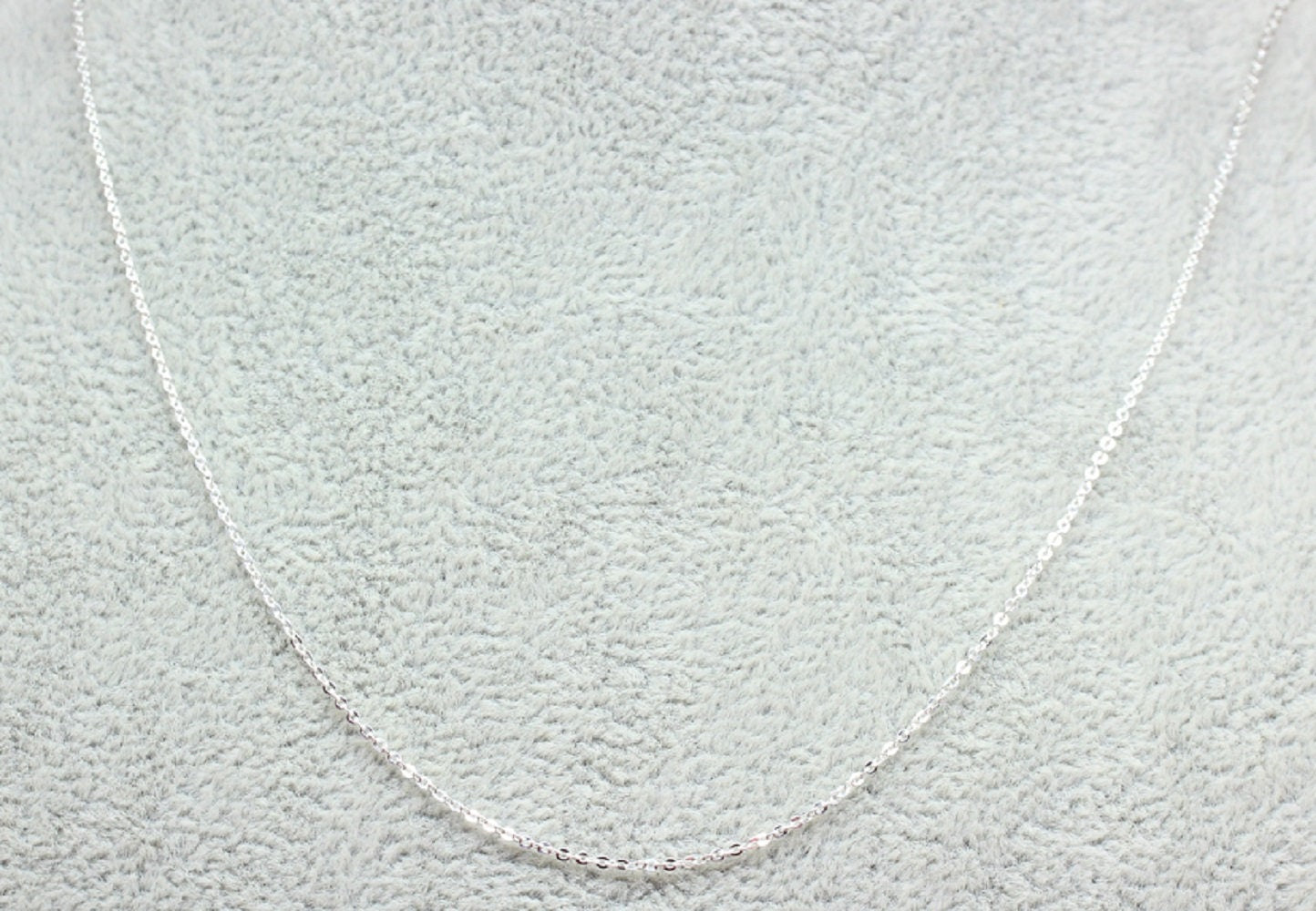 Anker Kette 925 Silber 1,1 mm Lange: 45 cm rhodiniert.. Collierkette