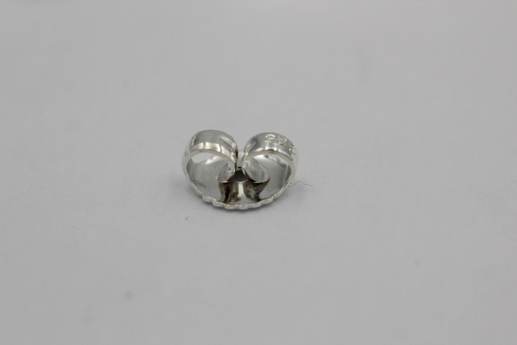 2 Flagel, Ohrmutter, ohrflagel, Ersatzteil, far Ohrstecker , 6,5  mm, Silber 925