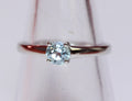 Edler 1,15 Carat Blautopas Ring 925 Silber Fingerring Grasse 6 / 16,5 / 51,9