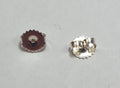 2 Flagel, Ohrmutter, ohrflagel, Ersatzteil, far Ohrstecker , 7 mm, Silber 925