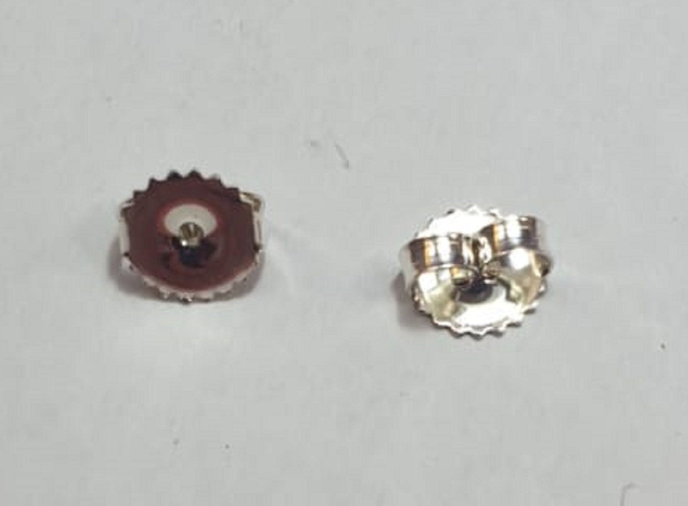 2 Flagel, Ohrmutter, ohrflagel, Ersatzteil, far Ohrstecker , 7 mm, Silber 925