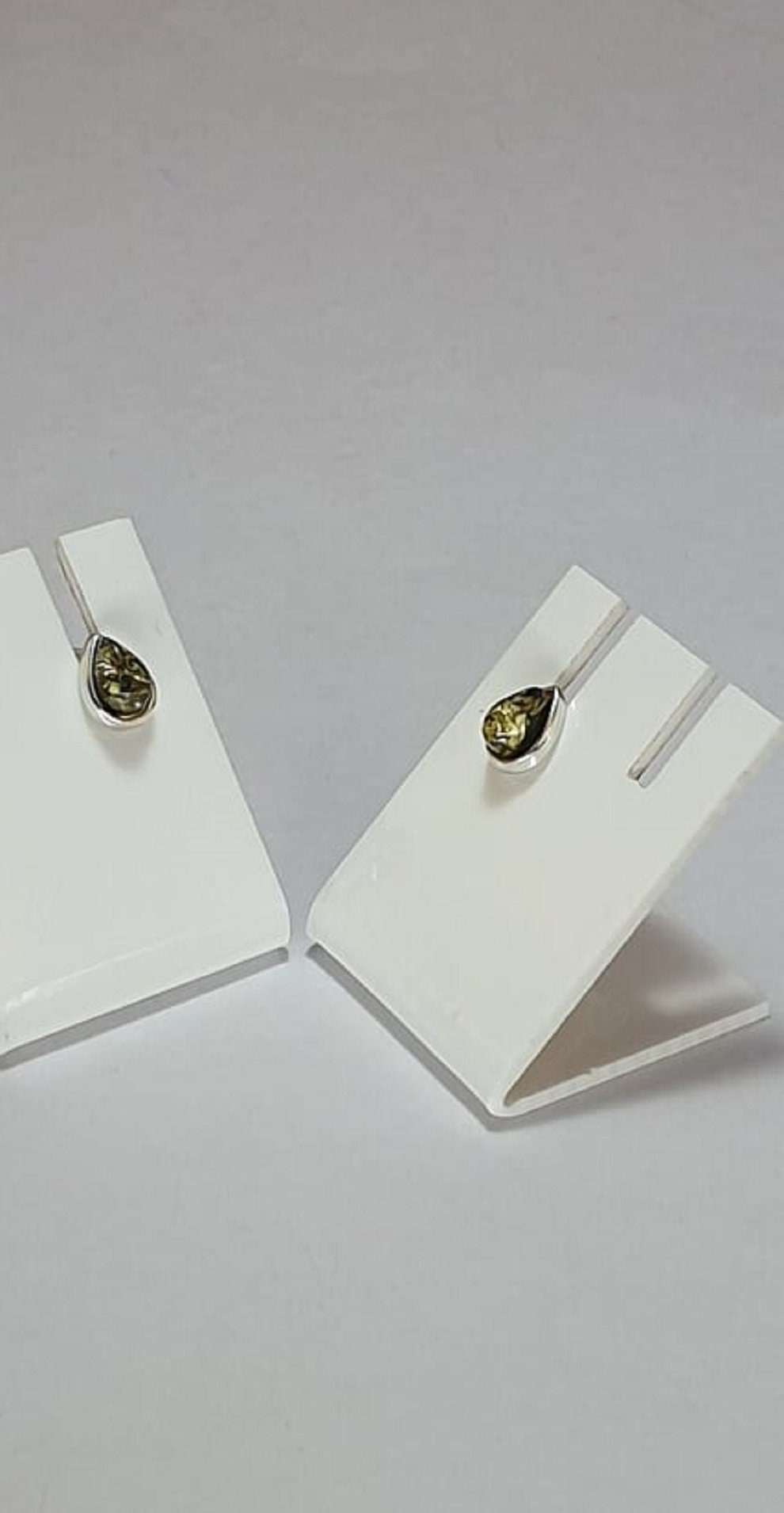 Edler Bernstein Ohrstecker Unisex 925 Silber Ohrschmuck Bernsten aus Litauen