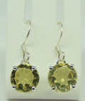 Edle 5,0 Carat Limonen Quarz Ohrhanger 925 Silber Lemonquarz Quarz Ohrstecker