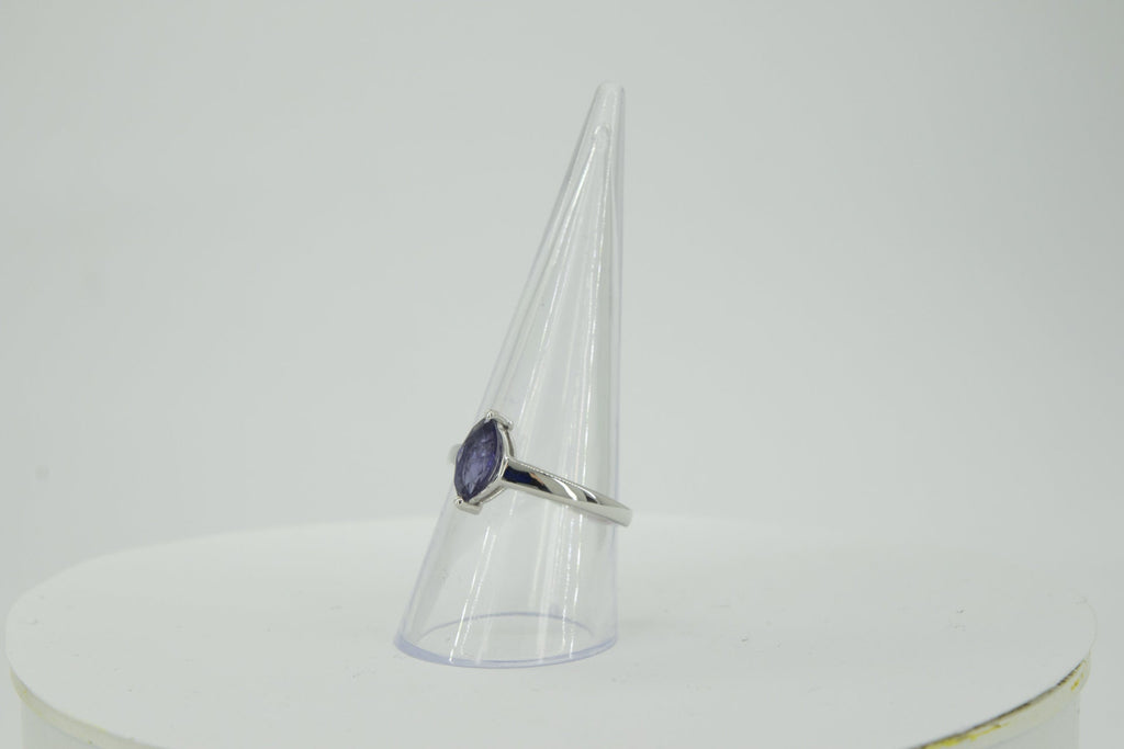 0,83 Carat Iolith Ring 925 Silber Wassersaphir Luchssaphir  Grasse 54 / 7 / 17,3