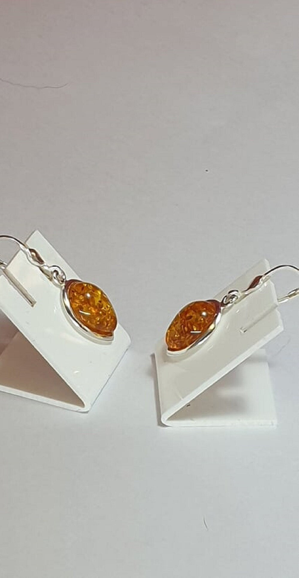 Edle Bernstein Ohrhanger 925 Silber Bernstein aus Letland Ohrschmuck Brisur