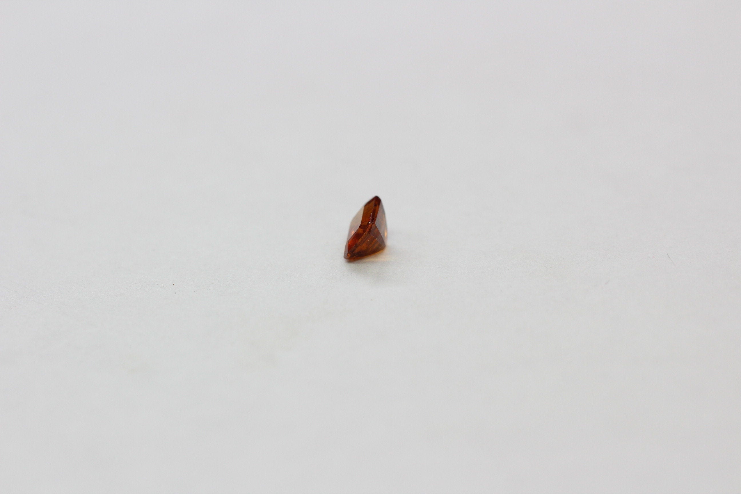1,17 Carat orange Hessonit Granat Edelsteinn Oktagonschliff Sammlerstein VS Qualitat