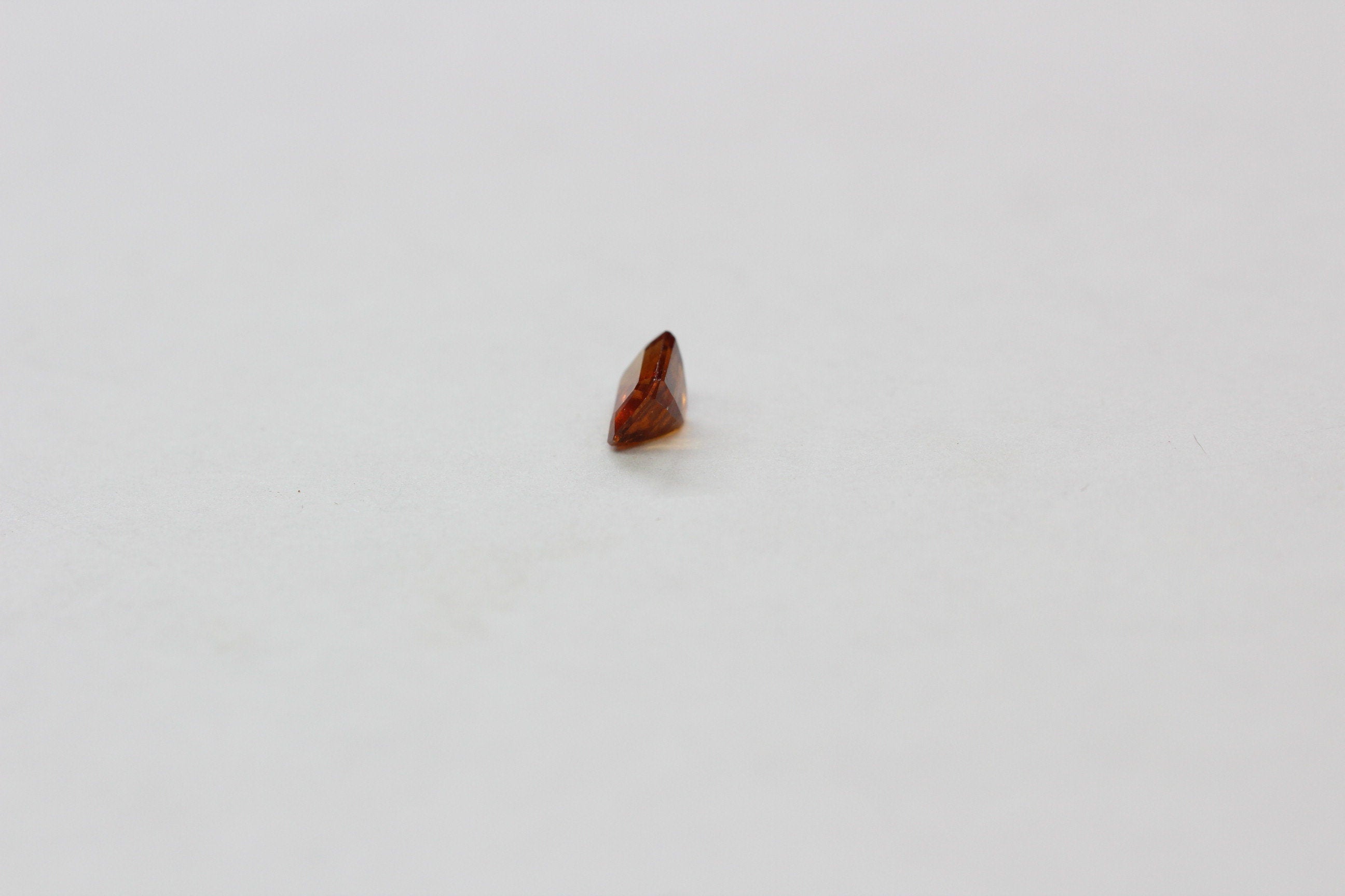 1,17 Carat orange Hessonit Granat Edelsteinn Oktagonschliff Sammlerstein VS Qualitat