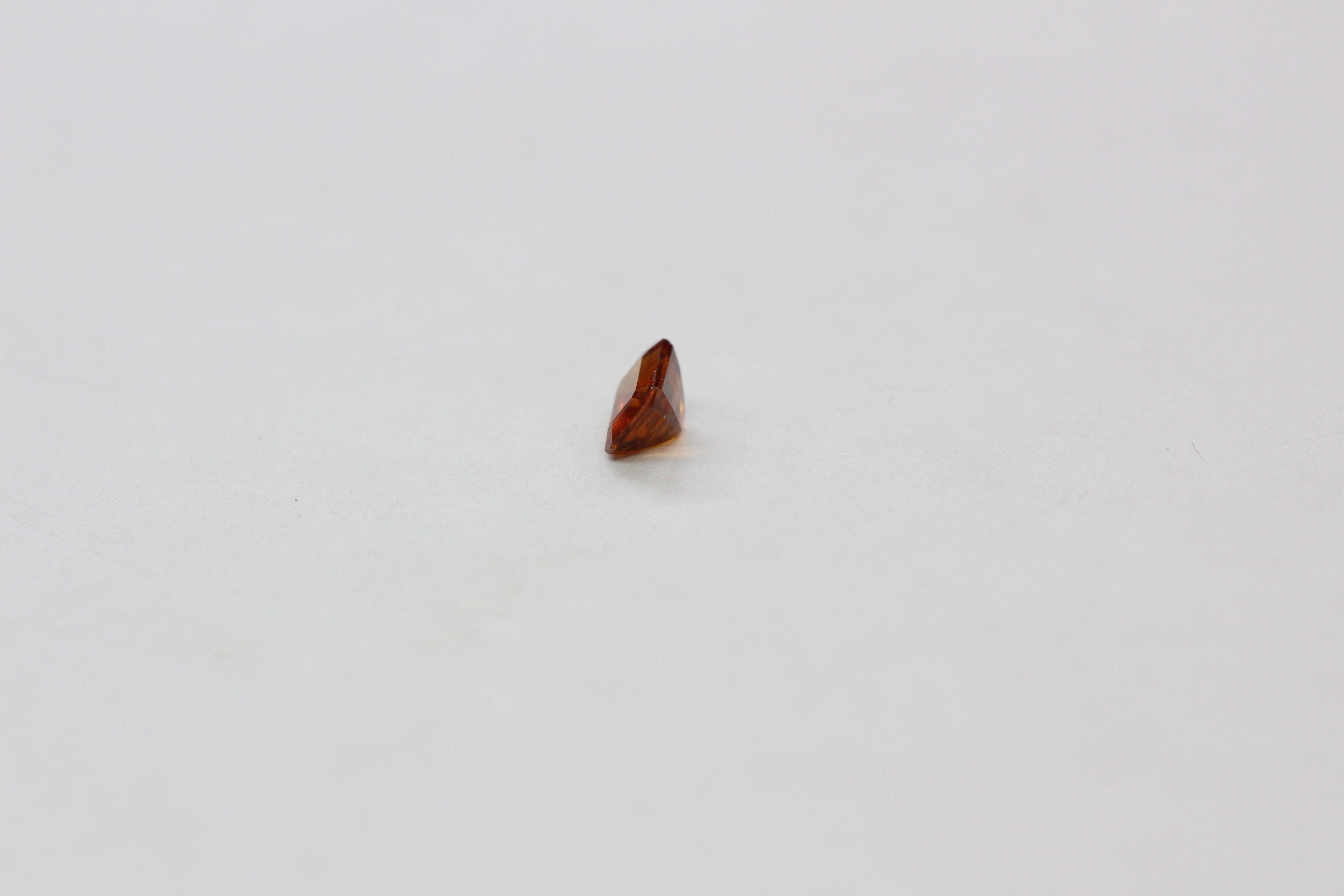 1,17 Carat orange Hessonit Granat Edelsteinn Oktagonschliff Sammlerstein VS Qualitat