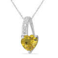 0,56 Carat nano Zultanit Herz Anhänger 925 Silber Collier Kette Zultanit Top