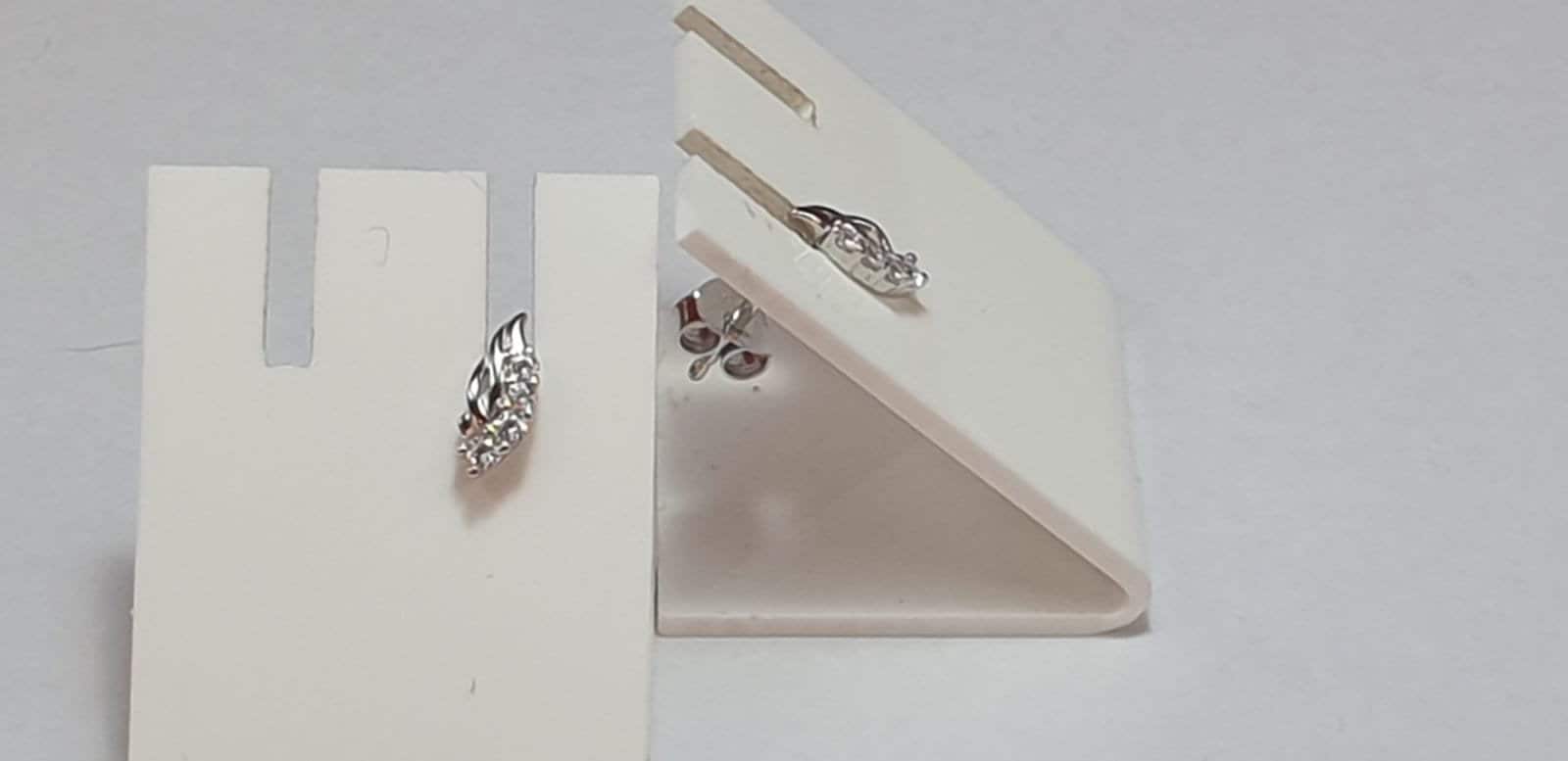 Edle Zirkonia Ohrstecker 925 Silber Cubic Zircon American Diamant Top Edel