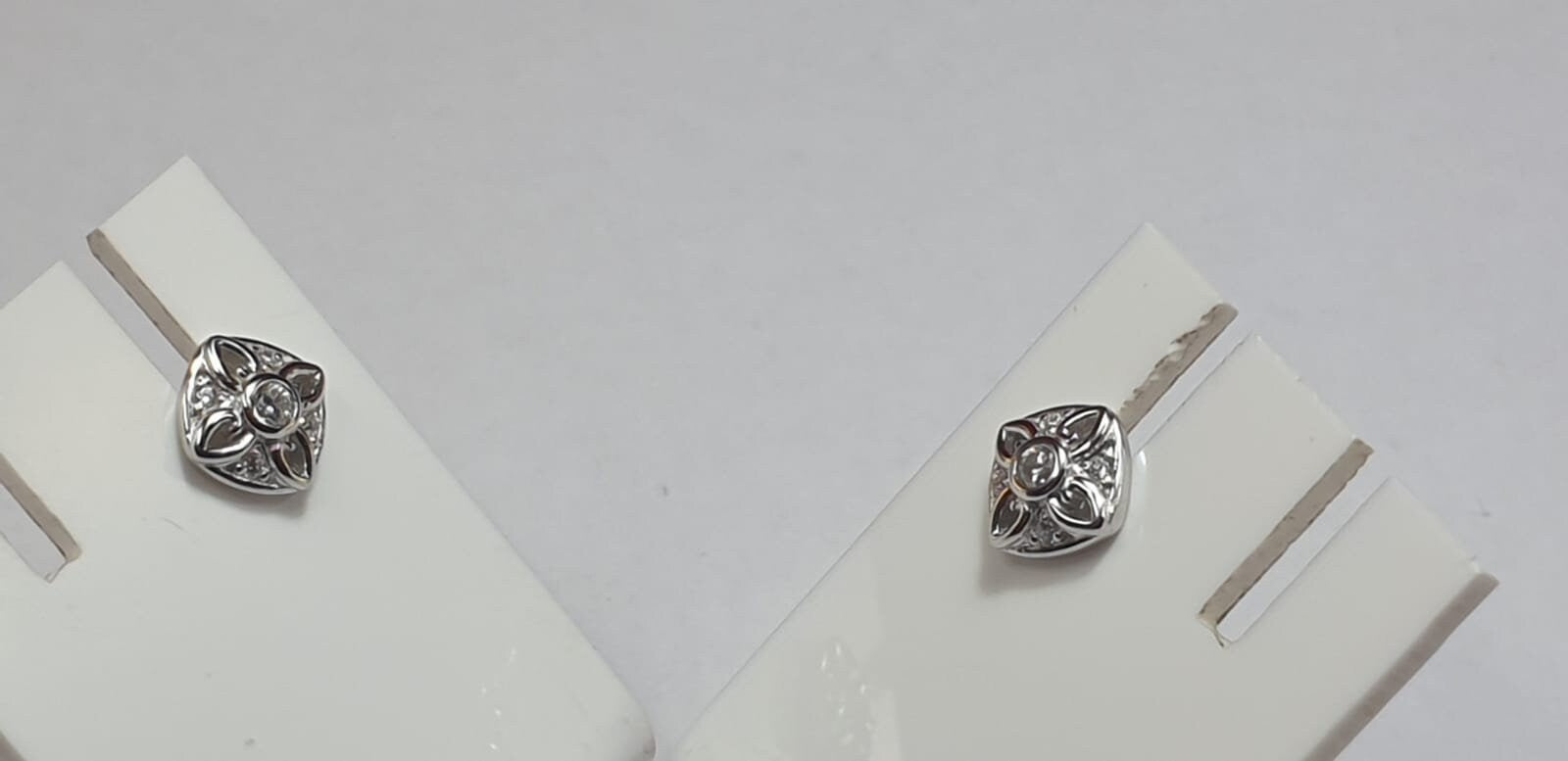 Edle Zirkonia Ohrstecker 925 Silber Ohrschmuck American Diamant Top Edel